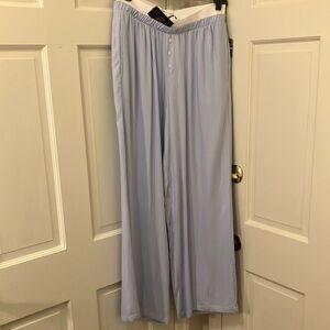 Light Blue Wide-Leg Pants